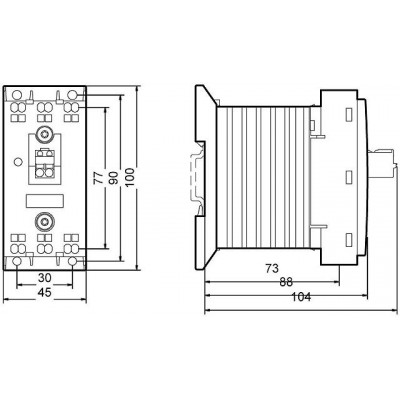 3RF2410-2AC55 3-фазные полупроводниковые контакторы 3RF24