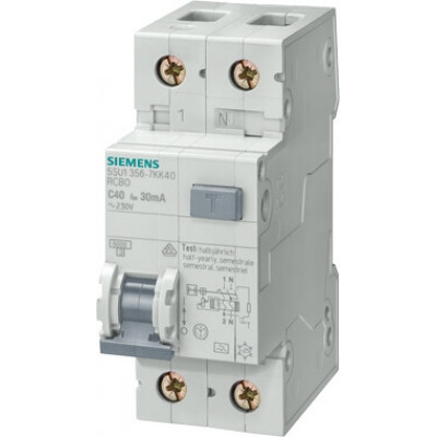 5SU1656-7KK40 Дифференциальные автоматические выключатели