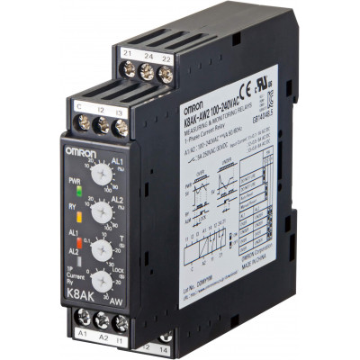 K8AK-AW2 100-240VAC 1-phase Motor Protection Relays