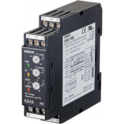 K8AK-PM2 3-phase Motor Protection Relays