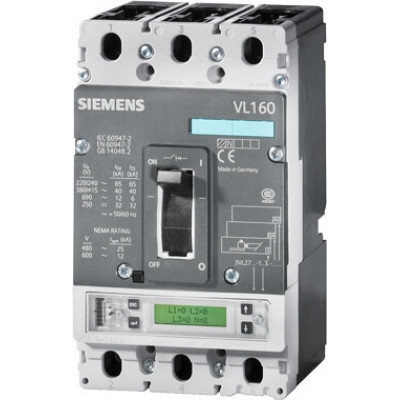 3VL2706-2CH33-0A.. Icu up to 70 kA at 415 V, High Breaking Capacity H