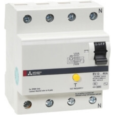 BV-D 4P 40A 30MA N Устройство защитного отключения (УЗО) (RCCB) BV-D