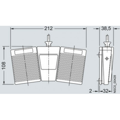 3SE3934-5CB20 Ножной выключатель SIGUARD