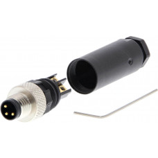 Y92E-MM08PVC3Sconf-L M8 Connectors & Cordsets