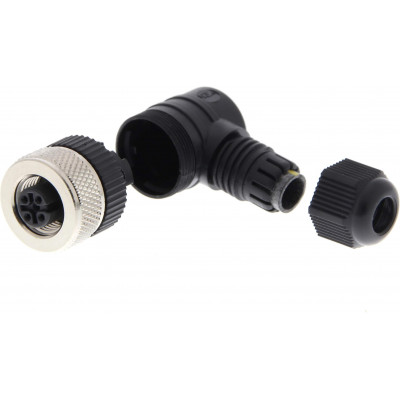 Y92E-M12PVC4Aconf-L M12 Connectors & Cordsets