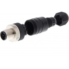 Y92E-MM12PVC4Sconf-L M12 Connectors & Cordsets