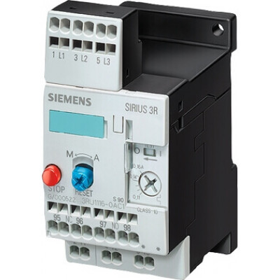 3RU1116-0HC1 Тепловое реле перегрузки, до 100 A